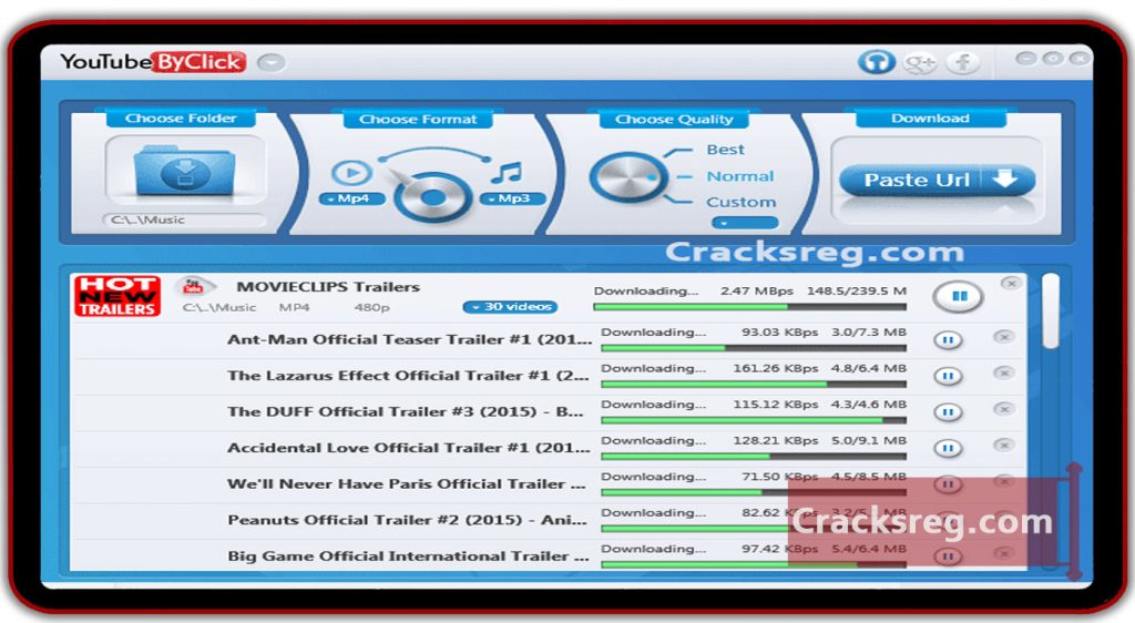 By Click Downloader Crack