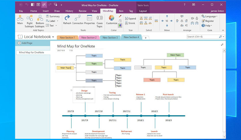 OneNoteGem Mind Map for OneNote Crack