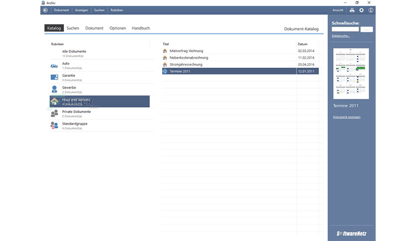 SoftwareNetz Document Archive Crack