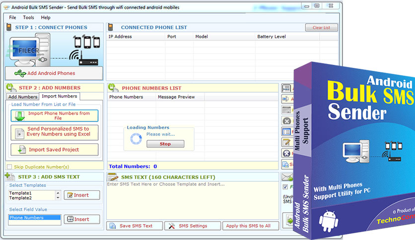 Technocom Android Bulk SMS Sender Crack