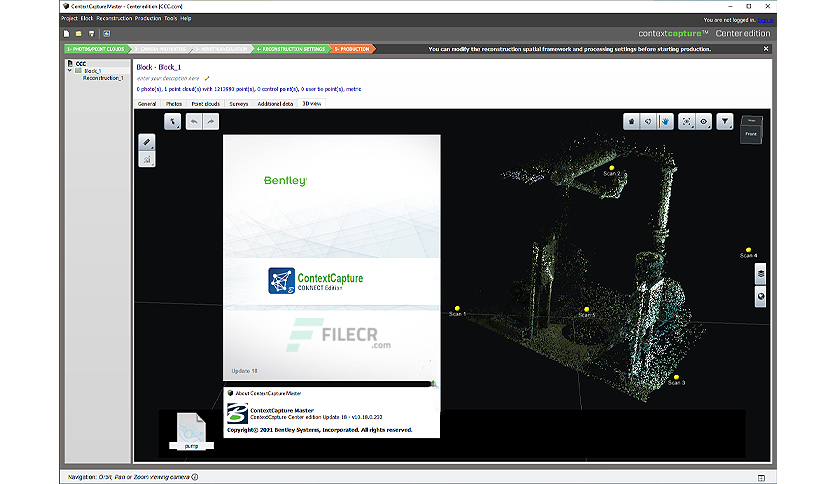 Bentley ContextCapture Center Crack