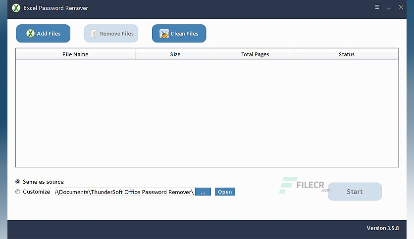 ThunderSoft Excel Password Remover Crack